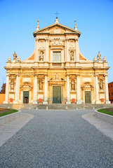 Fototapeta na wymiar Włochy, Ravenna, w Bazylice Saint Mary Porto