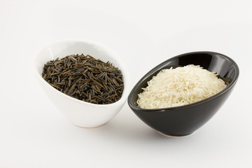 Wild and basmati rice 
