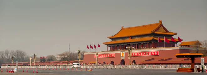 Zelfklevend Fotobehang Tiananmenpoort © Mario Savoia