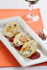 Shrimp Pasta Shells