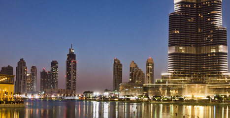Obraz premium Skyscrapers at Burj Khalifa