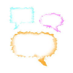 watercolor speech bubble