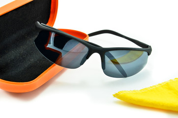 sunglasses and case