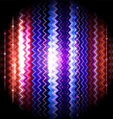 Photo sur Aluminium Zigzag vecteur abstrait rayé en zigzag