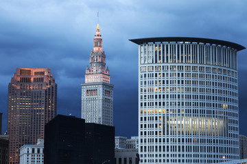 Fototapeta premium Cleveland evening time