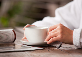 Refreshing morning tea