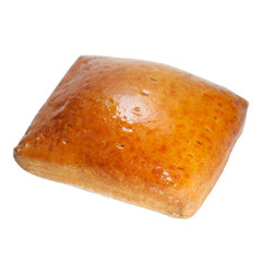 Stuffed Bun Isolated on White Background