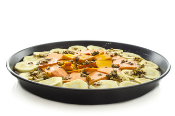 Macrobiotic vegetable pie
