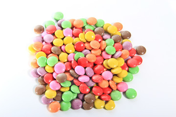 Fototapeta na wymiar sweet candies spreading pastry decoration background