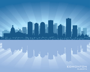 Edmonton, Canada skyline - obrazy, fototapety, plakaty