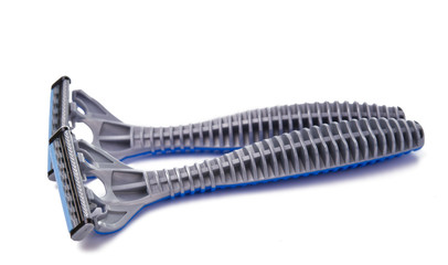 shaving razor isolated