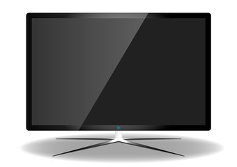 LED Television - Vector Design