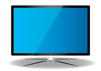 LED Television - Vector Design