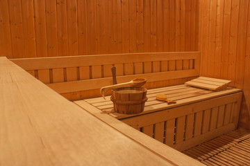 Fototapeta na wymiar Sauna Room