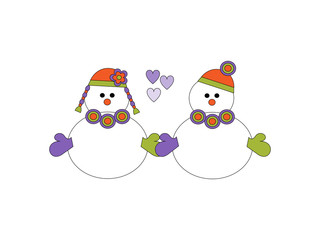 Snowmen love
