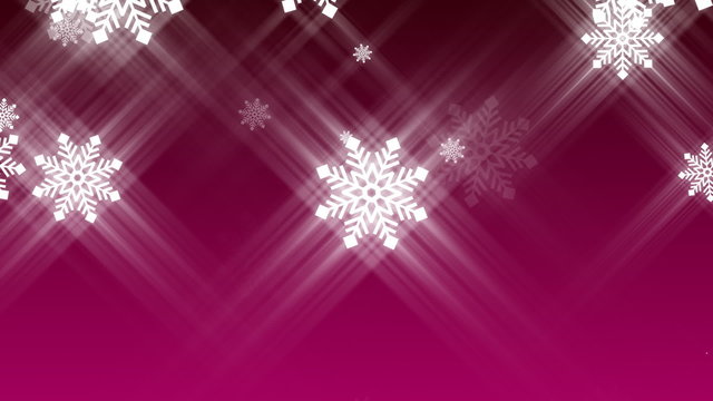 Loopable Snow Falling Animation