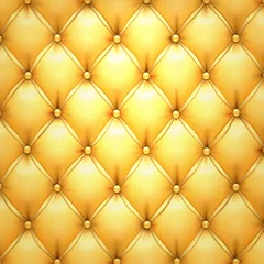 Plexiglas foto achterwand Gouden vector bekleding lederen patroon achtergrond. © Vjom