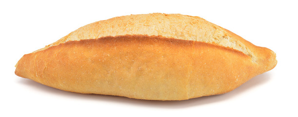 Turkish bread isolated on white background
