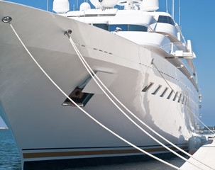 Modern yacht