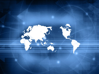 world map technology style for your design.