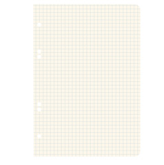 White squared blank white paper sheet.