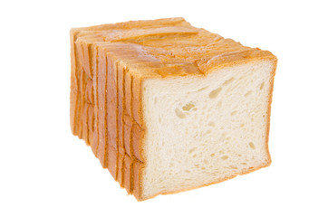 Bread isolated on white background