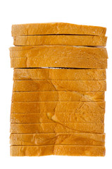 Bread isolated on white background