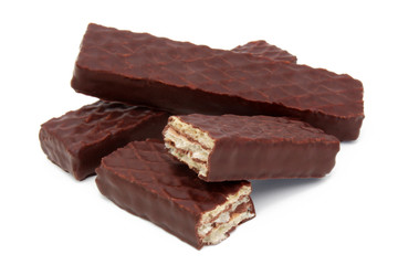 Gaufrettes fourrées au chocolat