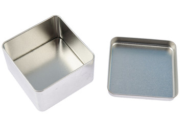 Fototapeta premium Empty metal box