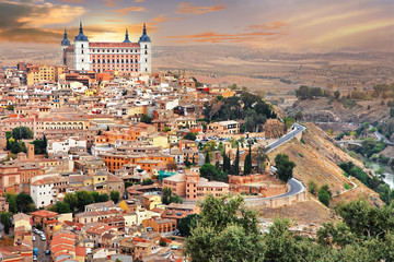 Toledo - medieval Spain - obrazy, fototapety, plakaty