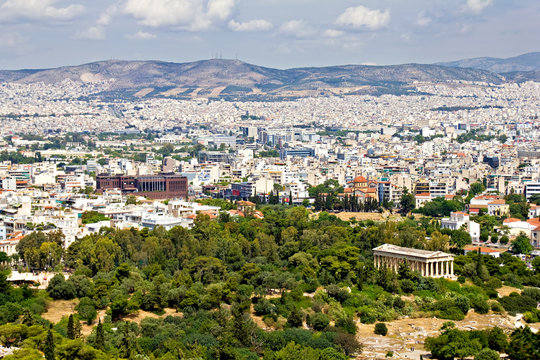 Athens cityscape, Greece