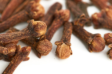 cloves against white background