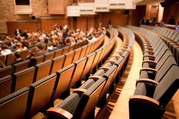 Fototapeta premium empty theater seats