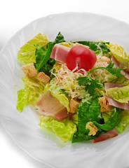 Caesar Salad isolated on a white background