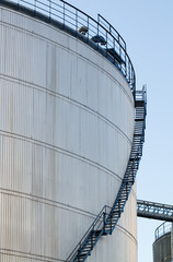 Fossil fuel storage tank.
