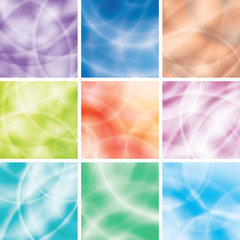 Obraz premium Colorful background set