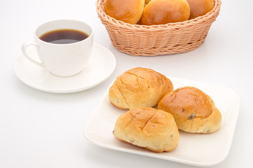 Butter Rolls with Coffee