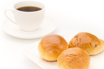Butter Rolls with Coffee