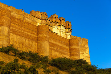 mehrangarh fort in Jodhpur, India