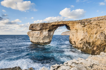 Azure Window in Gozo Island, Malta.