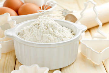 Flour and eggs