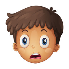 A face of a boy