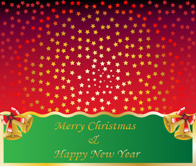 Christmas Card Background vector illustration