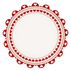 Red Vintage Frame
