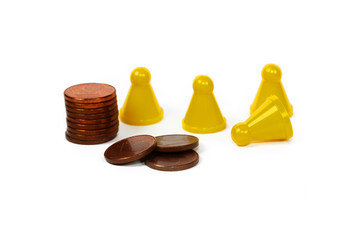 Spielehütchen freigestellt