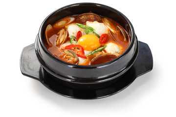 sundubu jjigae, korean soft tofu stew