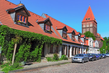 Wohnsiedlung und Jacobikirche