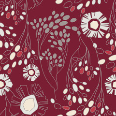 Seamless Floral Pattern With Flowers © JMC