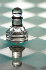 Chess pawn - business concept series - strategy, growth