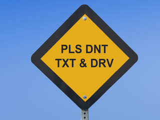 Funny Traffic Sign Texting